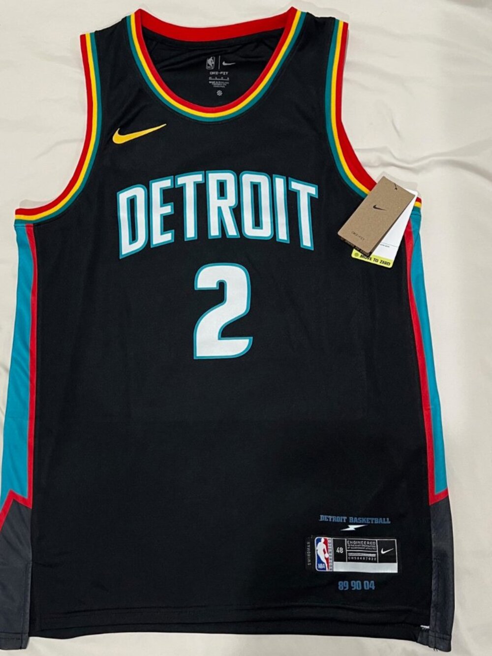 Cade Cunningham Detroit Pistons Nike City Edition Swingman Jersey